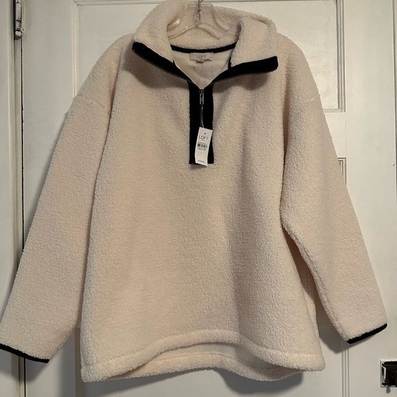 LOFT Tops - Loft Fleece Quarter Zip